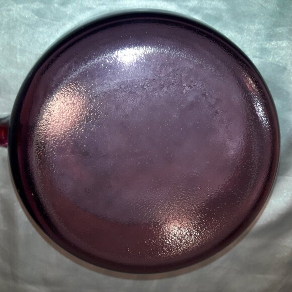 Vintage 90s Cranberry Visions Pyrex Corning 1.5L All-Glass Purple Saucepan w/Lid - Picture 9 of 10
